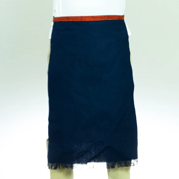 【無地】帆前掛け 丈70cm 紺 ポケット無