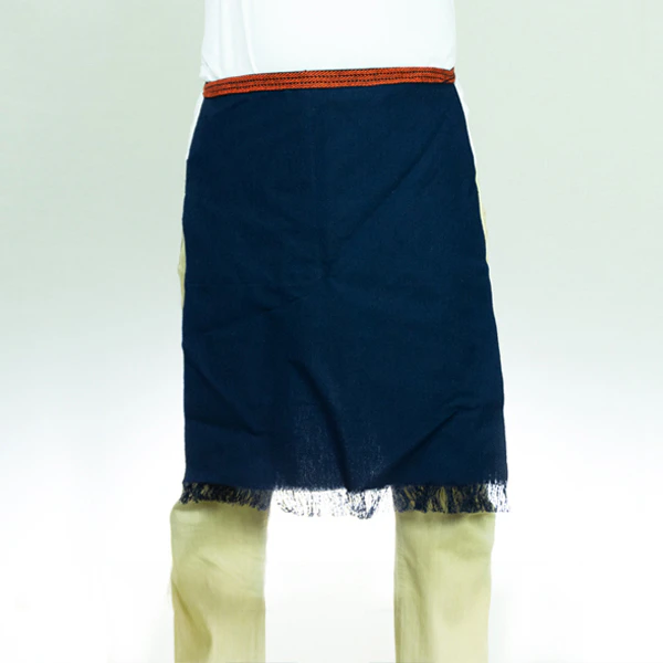 【無地】帆前掛け 丈55cm 紺 ポケット無